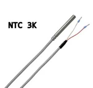 NTC 3K سیمی غلاف دار 6 میل بدون رزوه با کابل شیلد دار (رنج دما ۵۰-تا ۲۰۰+)